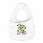 Bavoir Bébé Bio Les Mignonimaux - Croco-Dodo
