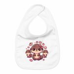 Bavoir Bébé Bio Les Mignonimaux - Bébés loutres