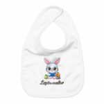 Bavoir Bébé Bio Les Mignonimaux - Lapin malin