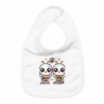 Bavoir Bébé Bio Les Mignonimaux - Jum'ailes