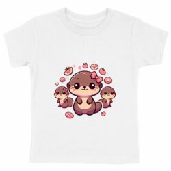 T-shirt Enfant - Premium Plus - Bébés loutres