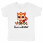 T-shirt Enfant Bio Les Mignonimaux - Casse noisettes