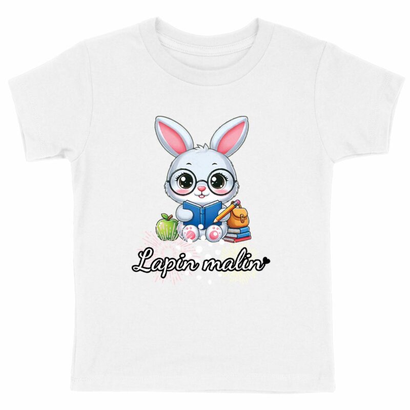 T-shirt Enfant - Premium Plus - Lapin malin