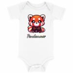 Body Bébé Bio Les Mignonimaux - Pandamour roux