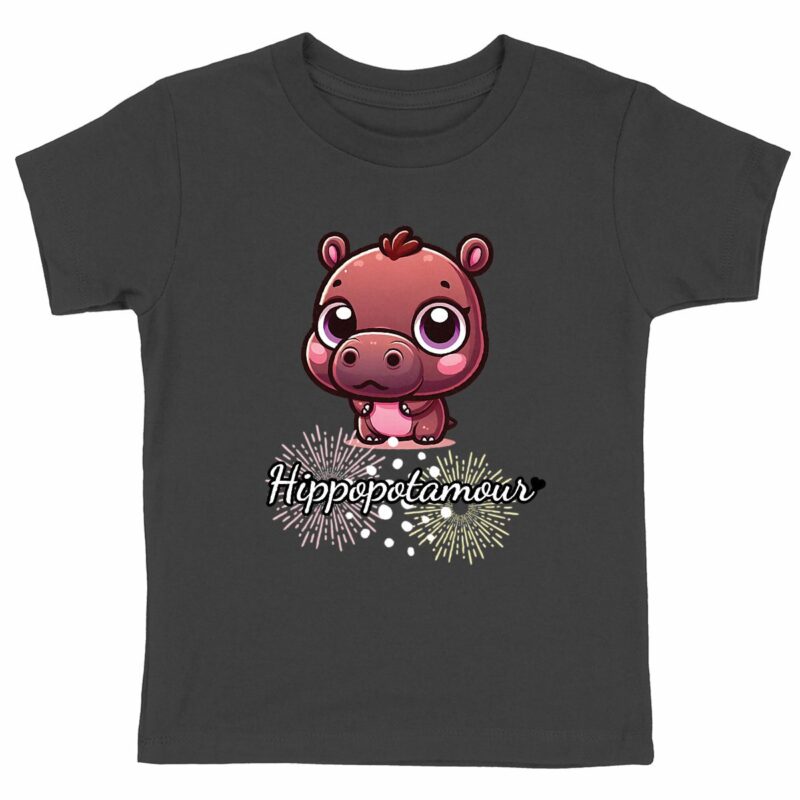 T-shirt Enfant - Premium Plus - Hippopotamour