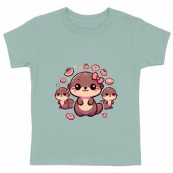 T-shirt Enfant - Premium Plus - Bébés loutres