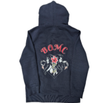 Sweat à capuche zippé unisexe BOMC