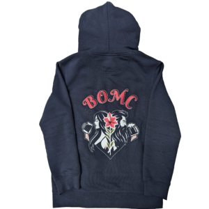 Sweat à capuche zippé unisexe BOMC