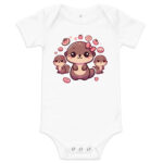 Body à manches courtes bébé loutre
