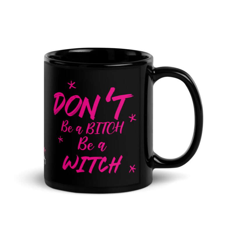 Mug céramique noir Don´t be a bitch be a witch