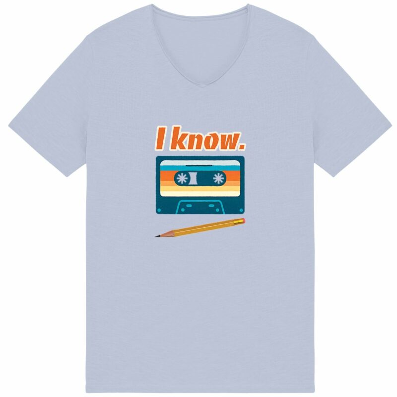 T-shirt Homme Slub - Premium Plus - I know - Cassette