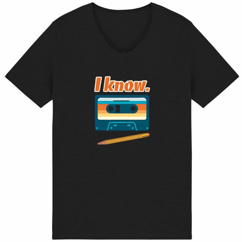 T-shirt Homme Slub - Premium Plus - I know - Cassette