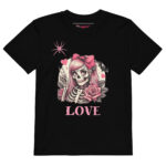 T-shirt Squelette Love en coton bio enfant