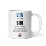 Mug céramique L'IA c'est comme Siri