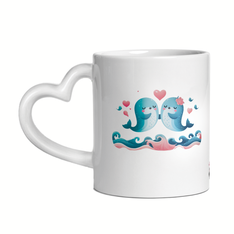 Mug céramique cœur nos âmes dansent ensemble comme les vagues et l'océan – Image 5