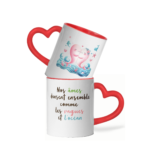 Mug céramique cœur nos âmes dansent ensemble comme les vagues et l'océan 4