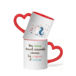 Mug céramique cœur nos âmes dansent ensemble comme les vagues et l'océan 5