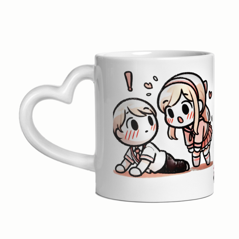 Mug céramique cœur pour la saint valentin je t'offre mon c...oeur - Maladroit – Image 5