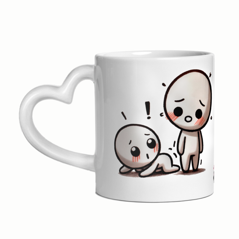 Mug céramique cœur pour la saint valentin je t'offre mon c...oeur - Gêné – Image 5