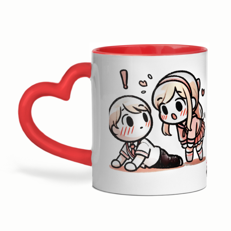 Mug céramique cœur pour la saint valentin je t'offre mon c...oeur - Maladroit – Image 3