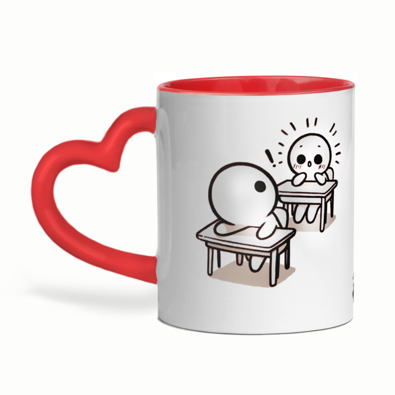 Mug céramique cœur pour la saint valentin je t'offre mon c...oeur - Provoc – Image 3