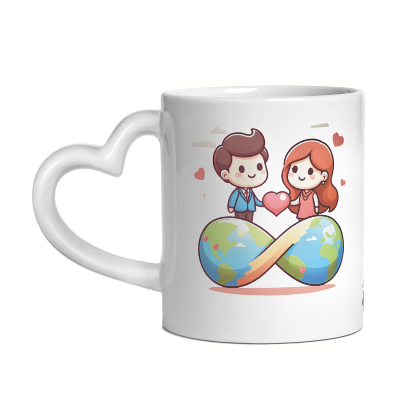 Mug céramique cœur si l'amour était un voyage – Image 5