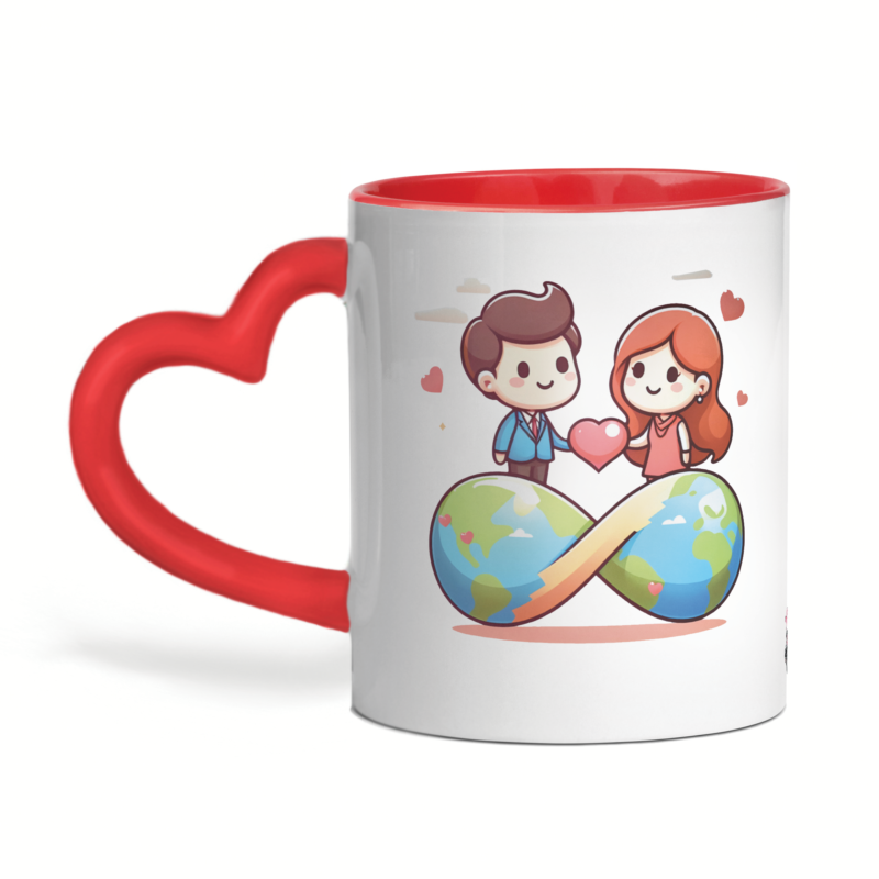 Mug céramique cœur si l'amour était un voyage – Image 3