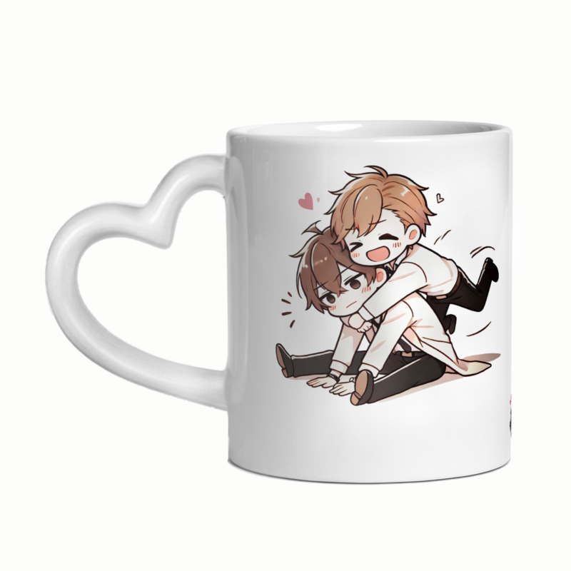 Mug céramique cœur tu es la seule personne que je veux embêter toute ma vie – Image 5