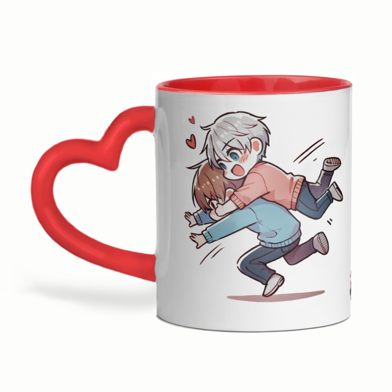 Mug céramique cœur tu es la seule personne que je veux embêter toute ma vie – Image 3