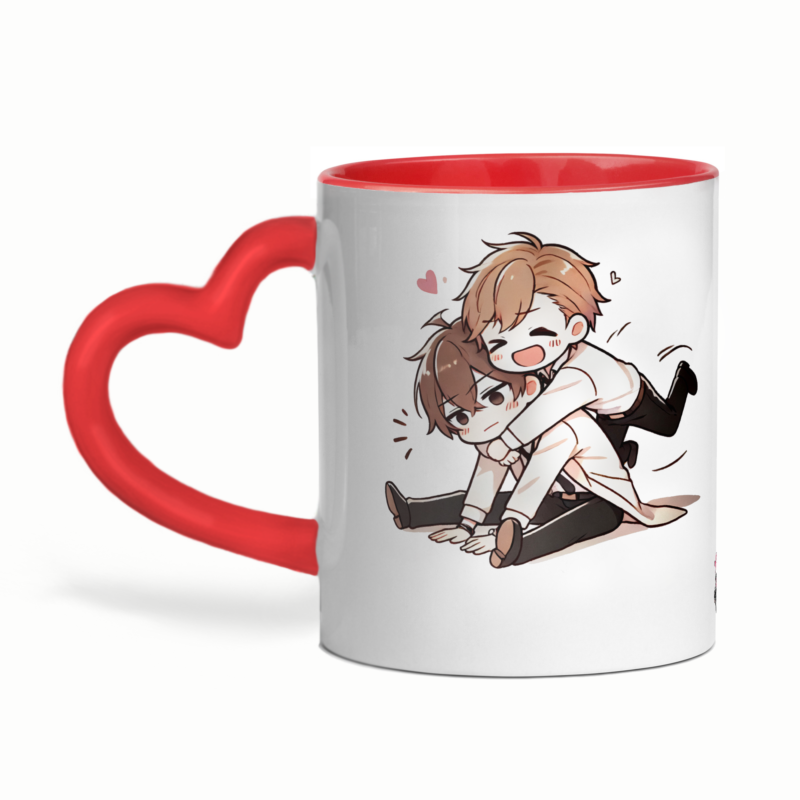 Mug céramique cœur tu es la seule personne que je veux embêter toute ma vie – Image 3