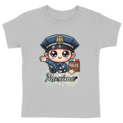 T-shirt Enfant Epais - Florie - Policier - Maxime 2