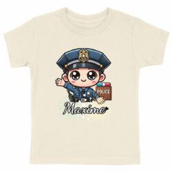 T-shirt Enfant Epais - Florie - Policier - Maxime 2