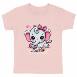 T-shirt Enfant Epais - Florie - Elephant - Lucie 1