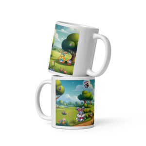 Mug céramique panoramique Douceur Printanière de Pâques