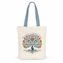 Totebag ethnique - fête des mères - arbre 2