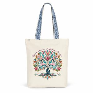 Totebag ethnique - fête des mères - arbre 2