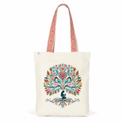 Totebag ethnique - fête des mères - arbre