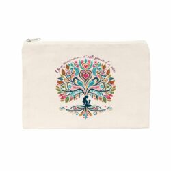 Pochette en coton recyclé - fête des mère - arbre 2