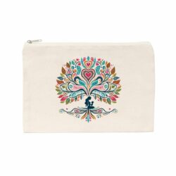 Pochette en coton recyclé - fête des mère - arbre